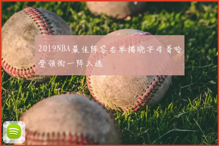 2019NBA最佳阵容名单揭晓字母哥哈登领衔一阵入选
