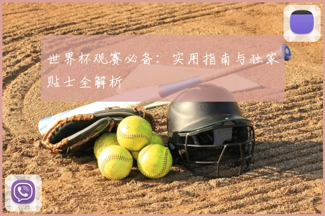 世界杯观赛必备：实用指南与独家贴士全解析